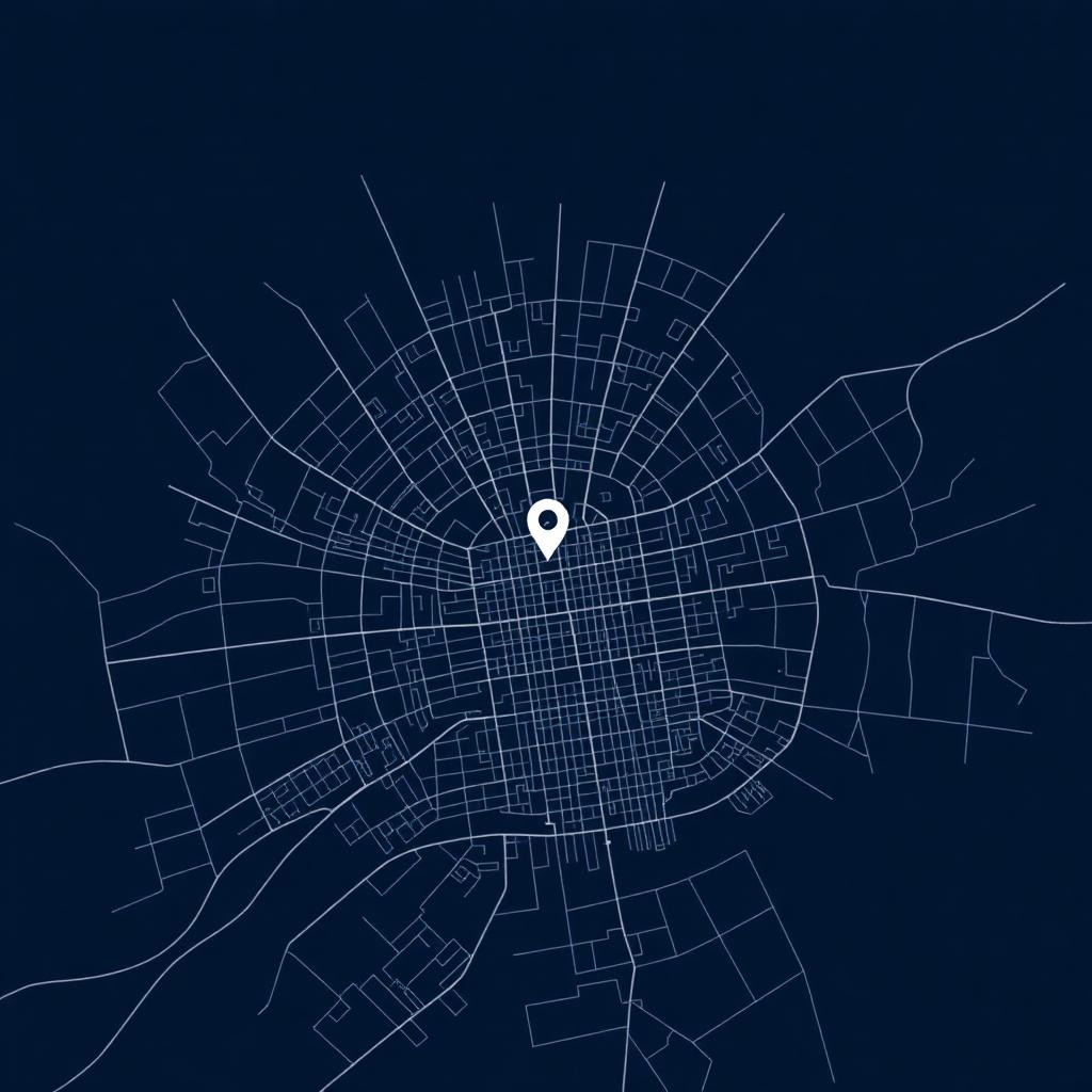 Map of Toronto financial district